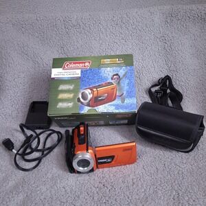 Coleman CVW16HD Camcorder 1080p Video TrekHD Waterproof Digital‎ Camera 16MP